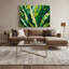 Botanical Banana Leaves Green Canvas Wall Art-32386136