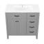 Meuble-lavabo 36 po avec lavabo, armoire de salle de bain avec tiroirs, structure solide et panneau de fibres à densité moyenne-1388293188