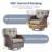6-Piece Patio Furniture Set, All-Weather Outdoor Seating Set With Swivel Glider Chairs & Ottomans-301670055