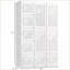 Garde-robes | Armoire pliante portative HOMcom, 11 compartiments cubiques, tringle, portes magnétiques | Blanc | ABS