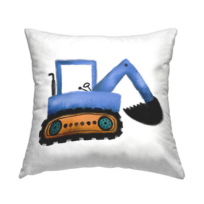Coussin Blue Construction par Elizabeth Medley