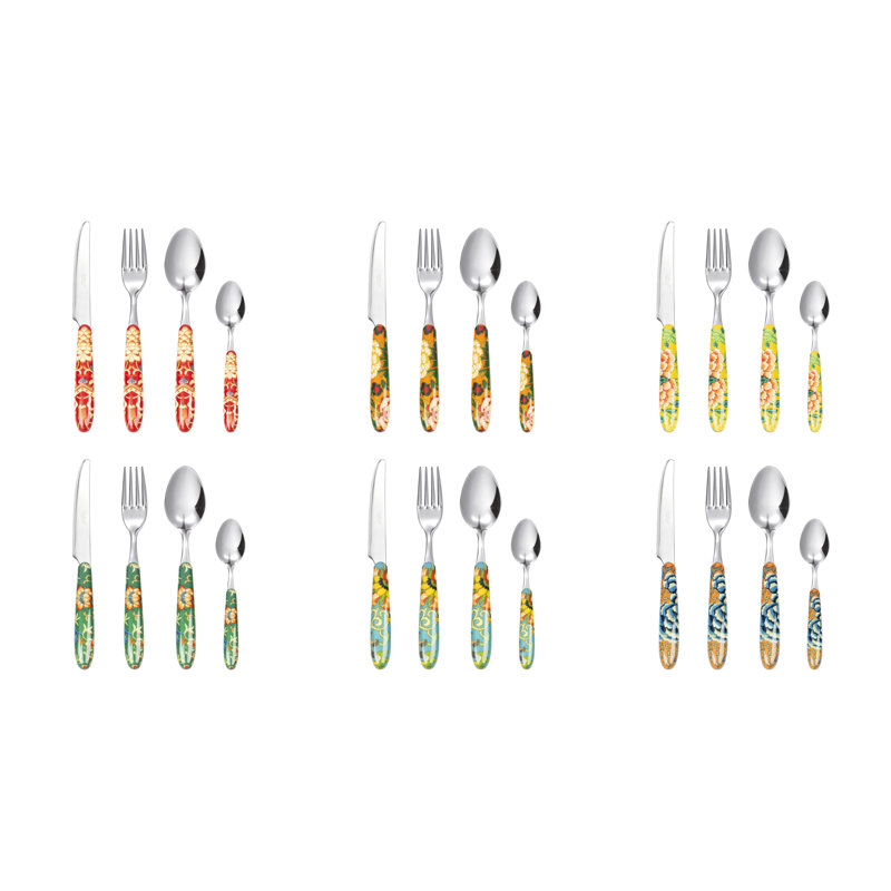 Excelsa La Via Della Seta 24 Pieces Cutlery Set
