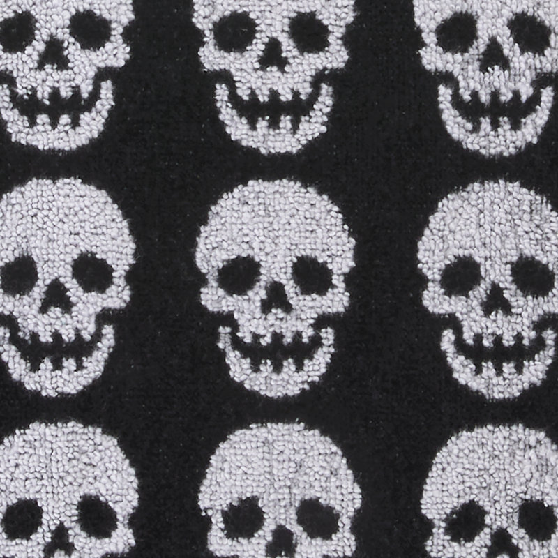 SKULL JACQUARD HAND-BLACK/WHITE