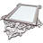 Moorish Coquillage Flat Wall Mirror