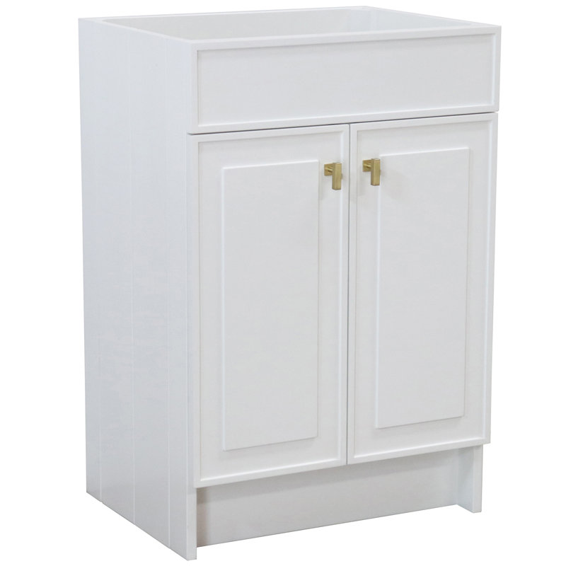 Base de meuble-lavabo simple SmartFold de 23 po seulement en blanc