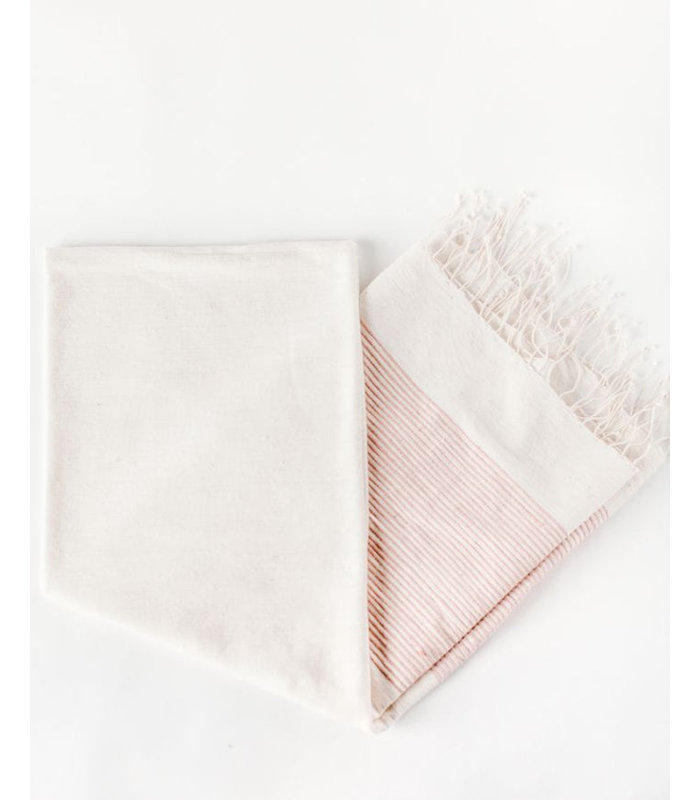 Serviette de bain en coton Riviera, Rouge