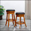 Tabouret 30 ", siège en cuir-802819763-802819761