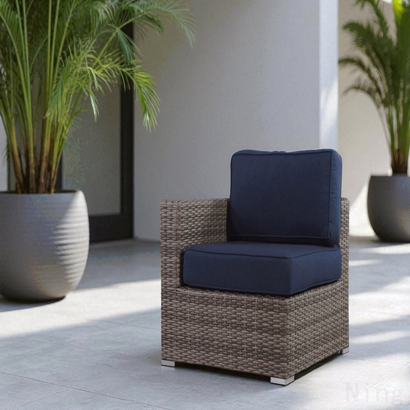Wicker R L Sectional