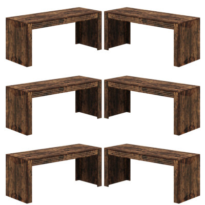 78.7" Rectangle Conference Table; 6 Pcs