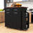 Multi-Functional Kitchen Island with Drop Leaf, Spacious Storage-1142705701