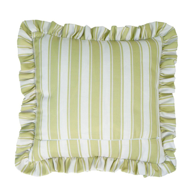 3-2 Square Euro Cushion, Green