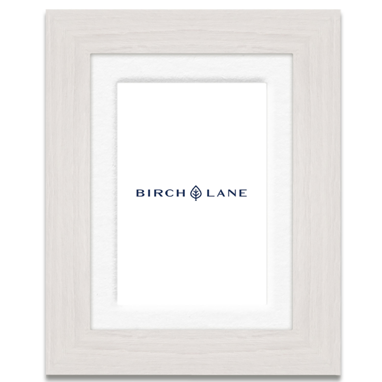 Arkhurst Wood Picture Frame with Mat, 5" x 7", White, 11" x 14"
