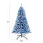 Arbre de Noël artificiel 6 pi - bleu, 750 branches, électrique, ignifuge, décoration intérieure