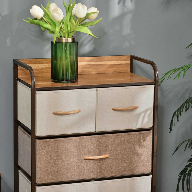 58 cm W Chest of 5 Drawers