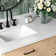 Tidworth 42'' Solid Wood Single Bathroom Vanity with 1.5'' White Quartz Top, Left Offset Rectangular Sink