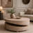 Modern Round Wood Coffee Table
