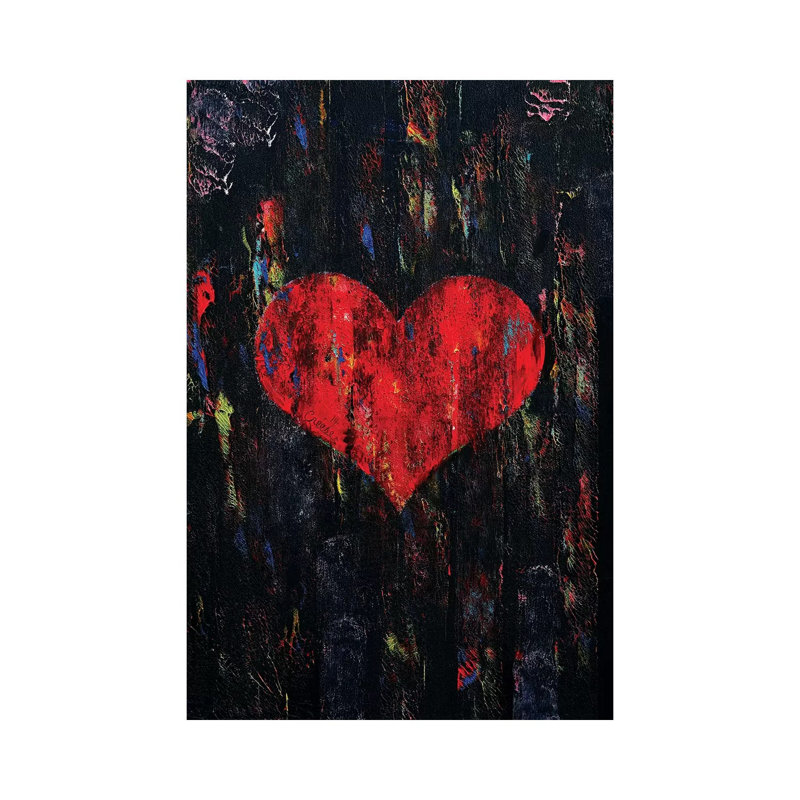 Red Heart by Michael Creese - Wrapped Canvas Gallery-Wrapped Canvas Giclée, 20.32 cm H x 30.48 cm W