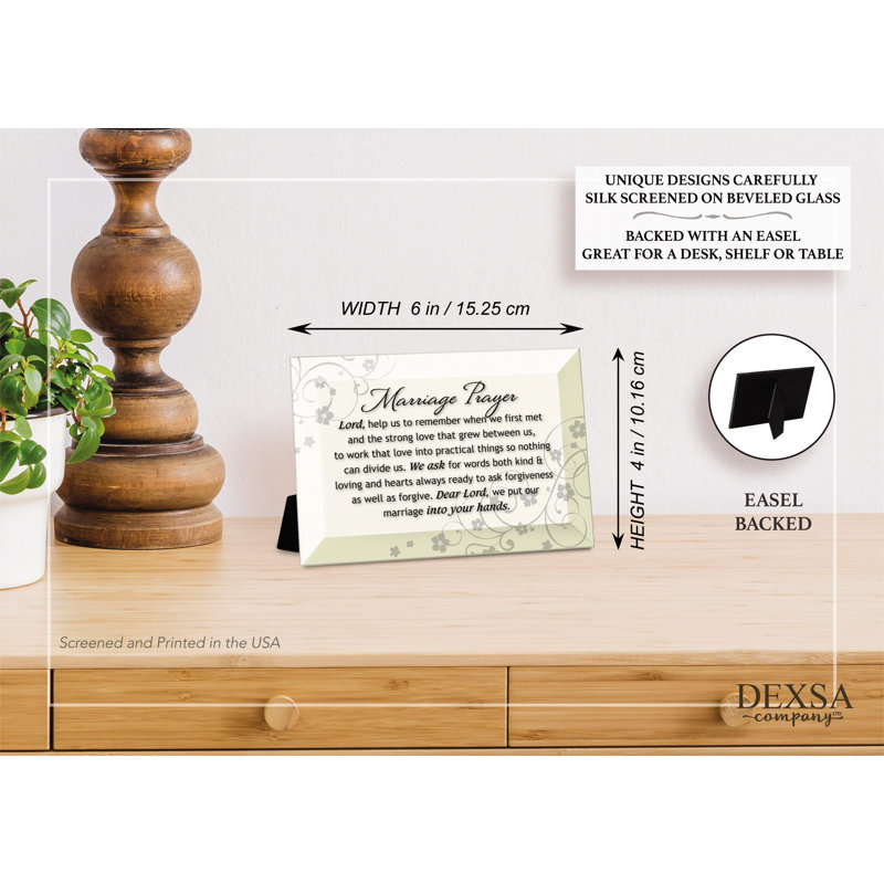 « mariage prayer », plaque d’art textuel
