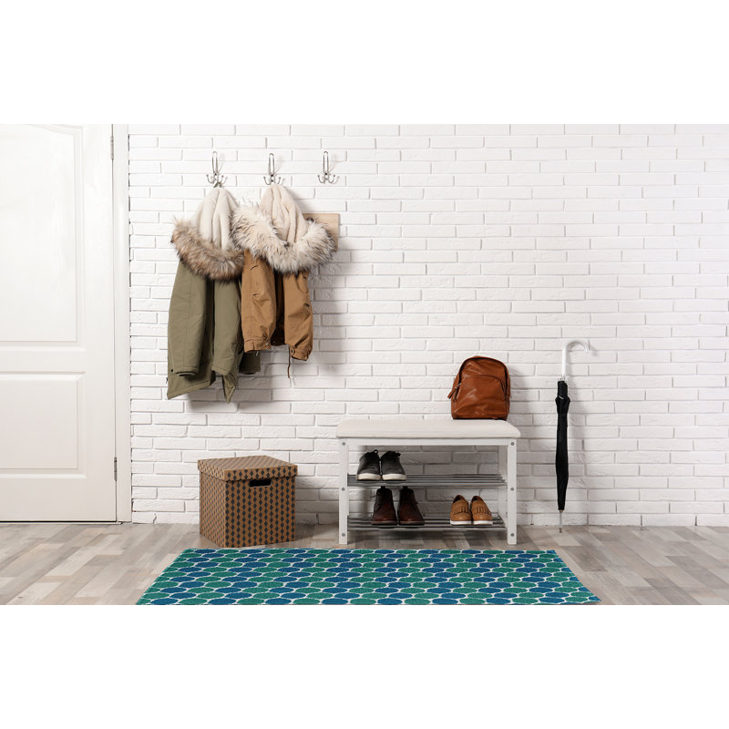 Chenille Geometric Indoor Rug, Rectangle 3' x 5'