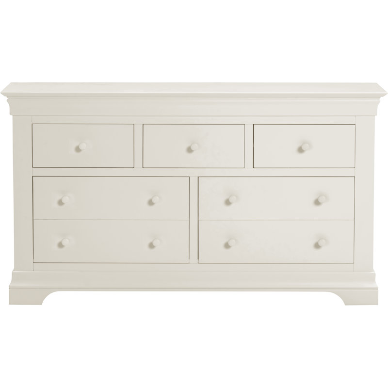 Adaleya 5 Drawer Chest, Ivory