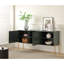 Buffet pour le salon et la salle à manger - Buffet Mid-Century avec porte et rangement