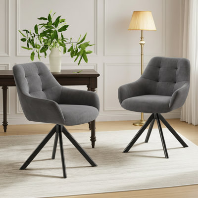 48 cm H Fabric Armchair