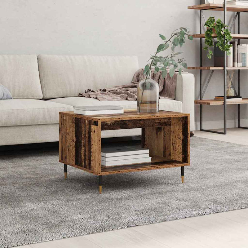 Coffee Table with Storage, Old Wood