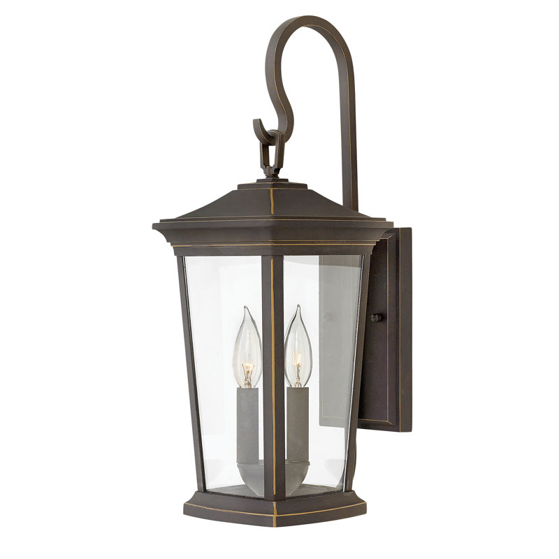 Bromley 2 - Bulb 20" H Outdoor Wall Lantern, Oil Rubbed Bronze