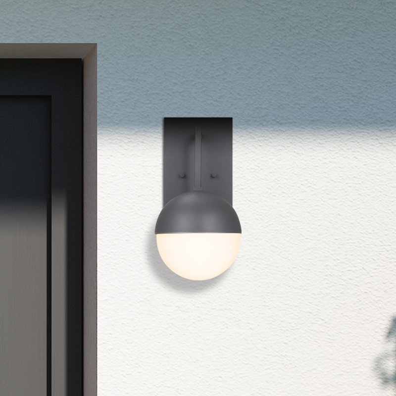 Zyta Steel Wall Light, Iron Ore