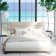 Elison Platform Bed with Fabric Upholstered Headboard and Wooden Slats