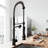 Zurich 27" H 1-handle Pull-Down Kitchen Faucet-100097101