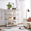 112cm W Steel Height -Adjustable Shelving Unit-2075558097