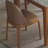 4 - Person Grey+Tan Rectangular Solid Wood Sintered Stone Tabletop Dining Table Set-111170040