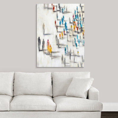 «Past and Présent City», peinture sur toile
