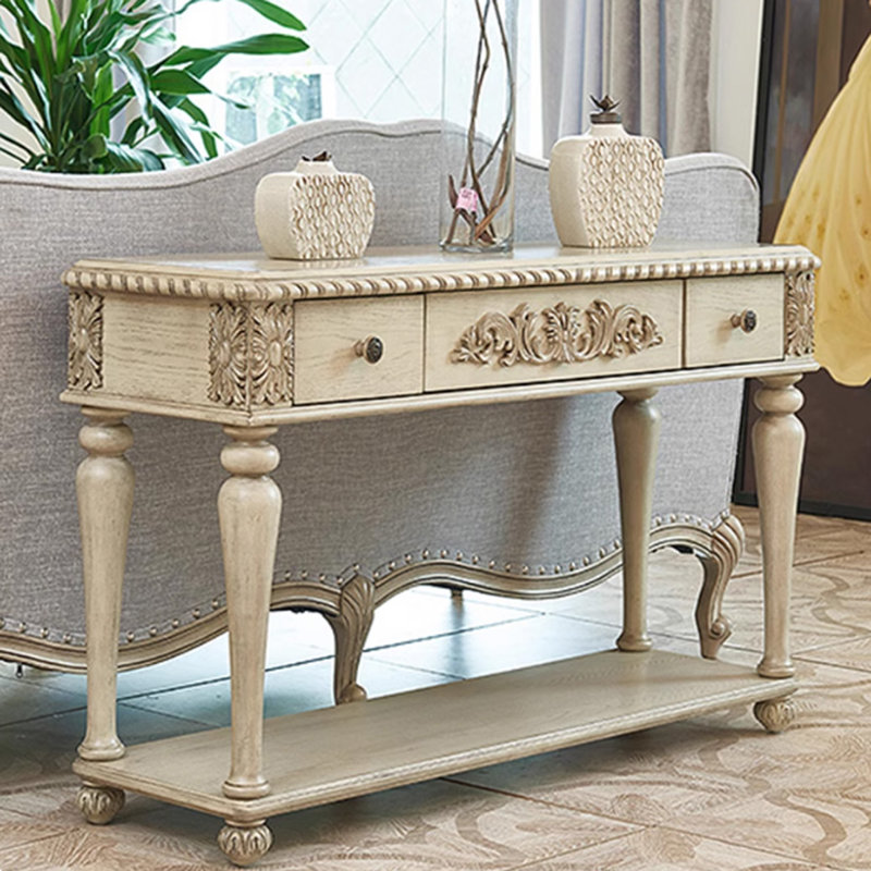 Carving a Retro Console Table
