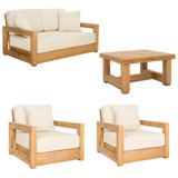 Melrose 4 Piece Outdoor Conversation Set