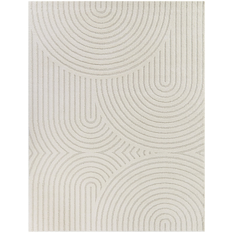 Tapis crème Ayjah, Carré 6 pi 7 po