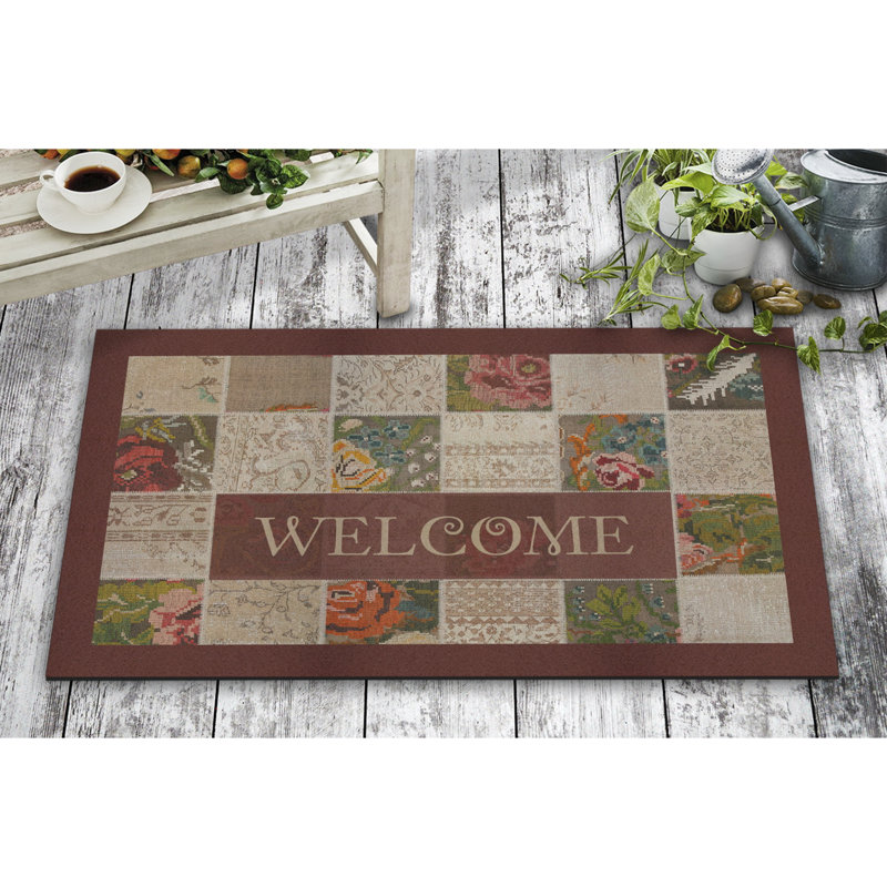 Tapis d'entrée / d'extérieur antidérapant Berryman 28 po x 18 po