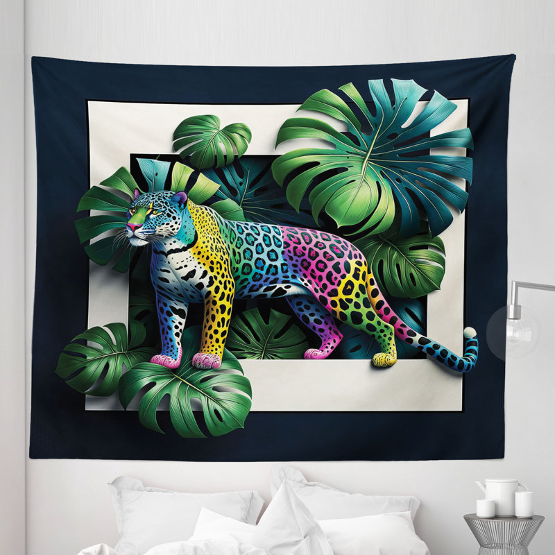 Tapisserie en microfibre, H 104 po x l 88 po