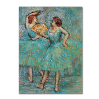 « two danseurs », impression sur toile tendue