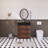 Satonia 29.9'' Single Bathroom Vanity with Solid Surface Top-1038939145-1038939159