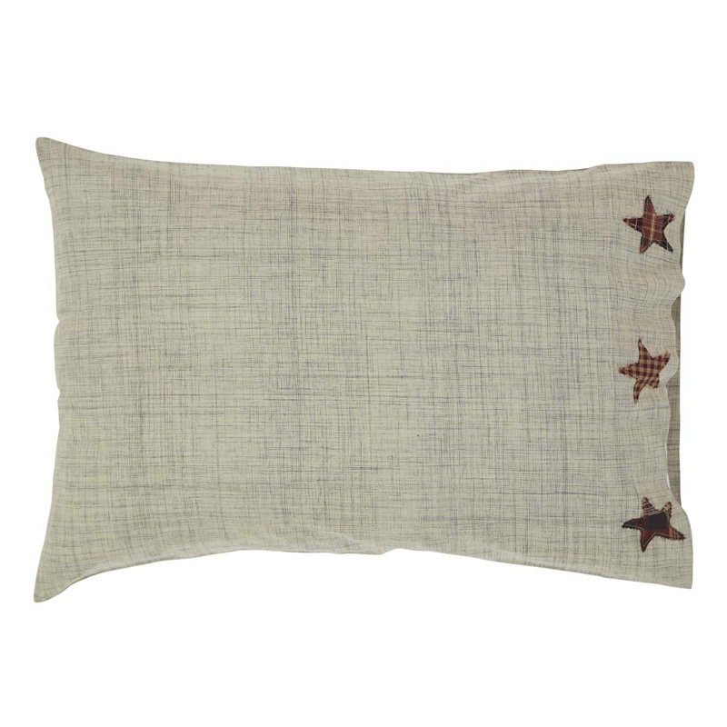 Taie d'oreiller 100% coton Abilene Star, Grand