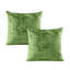 Housse de coussin réversible en velours texturé Euro-114189946