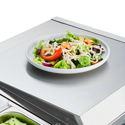 Refrigerated Condiment Prep Station, 160 W Countertop Refrigerated Condiment Station