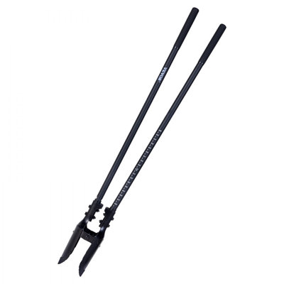 Post Hole Digger with Fibreglass Handle Scale Markings 57.5" Manual Hole Digger