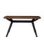 Wood Dining Table ,Walnut+Black