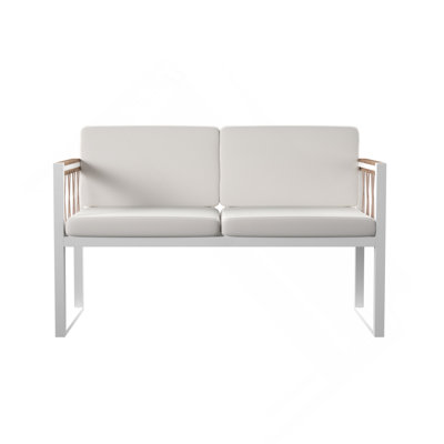 Cushioned Outdoor Loveseat/Settee