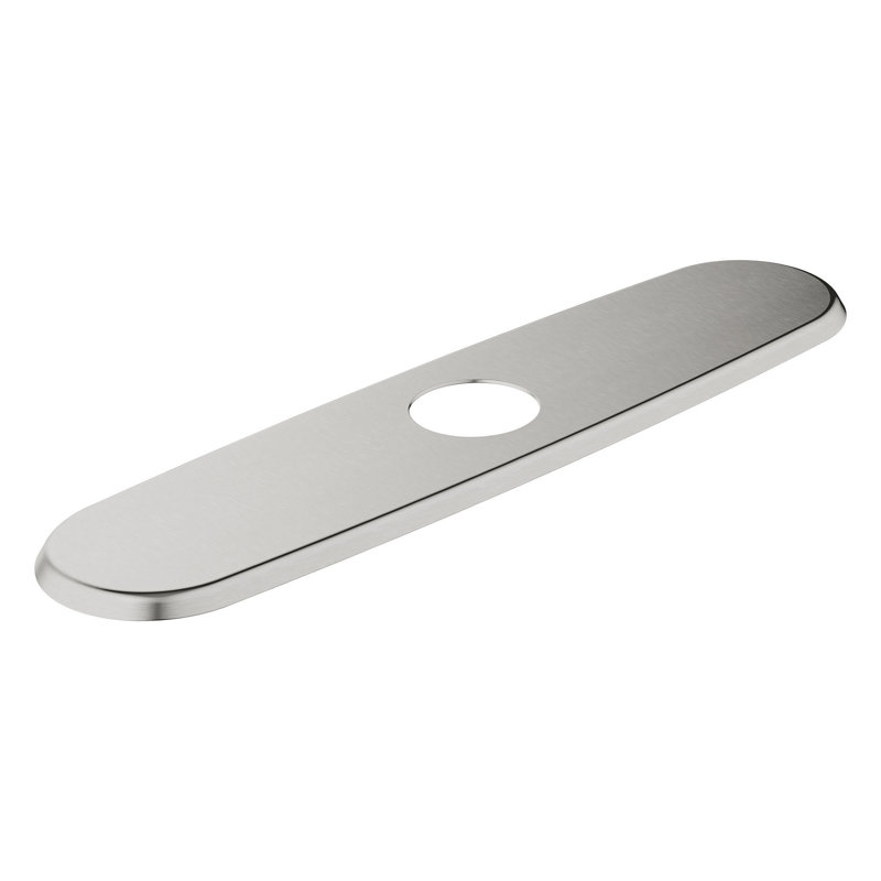 Universal (Grohe) 10" Escutcheon Plate, Supersteel