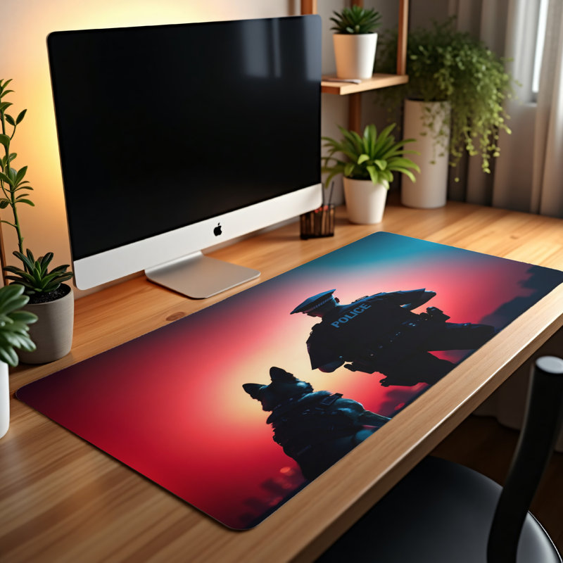 Polyester Desk Pad, 23.6x13.8