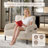 Corduroy Fabric, Comfortable Monochrome Single Person Wide Seat Chair, Suitable For Living Rooms And Bedrooms-1161591080